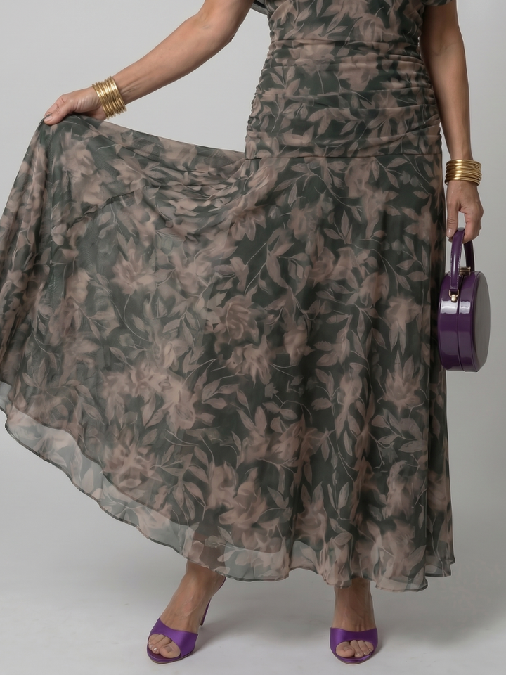 Calen™ Off Shoulder Flow Midi Dress