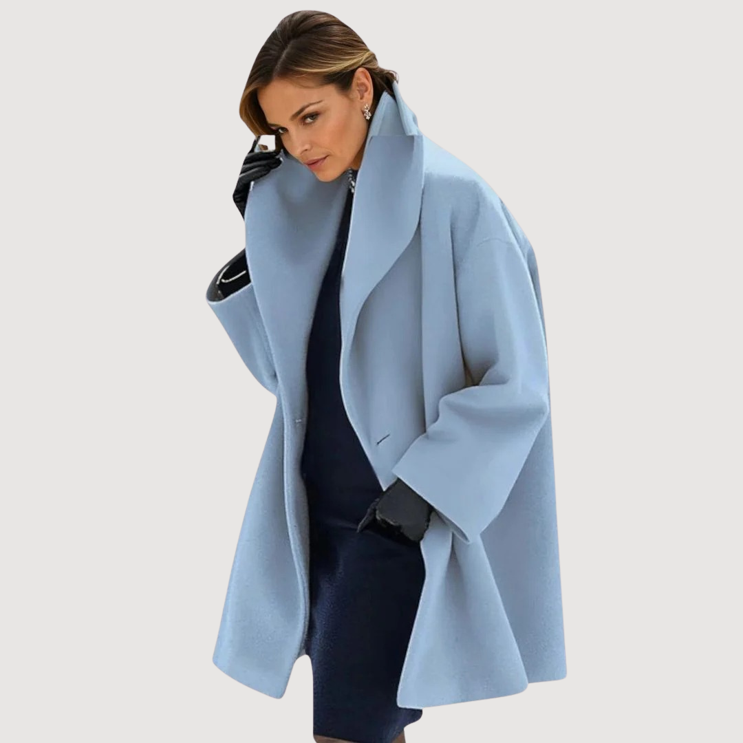 Morgana | Relaxed Soft Collar Wool Coat