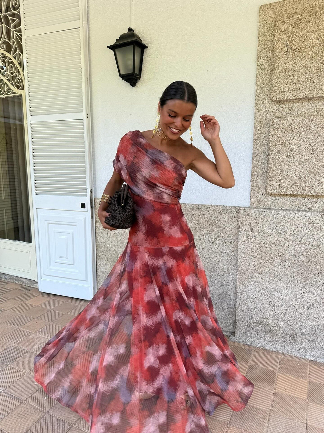 Myrna | One-Shoulder Maxi Dress