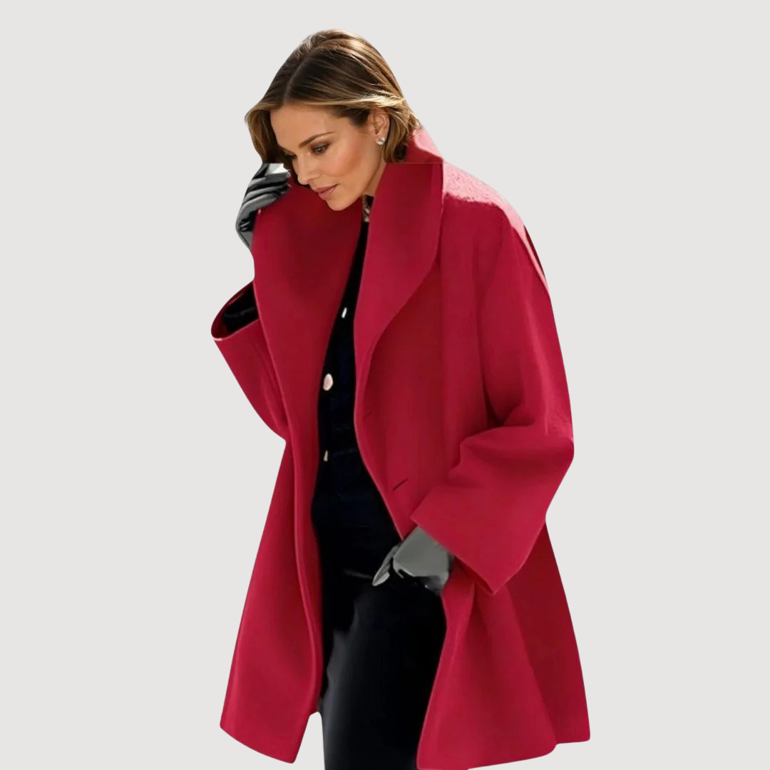 Morgana | Relaxed Soft Collar Wool Coat