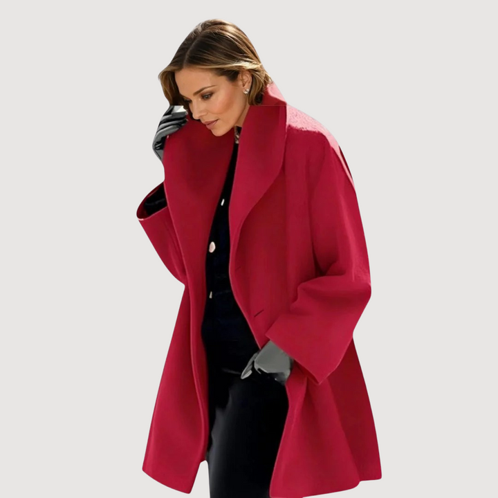 Morgana | Relaxed Soft Collar Wool Coat