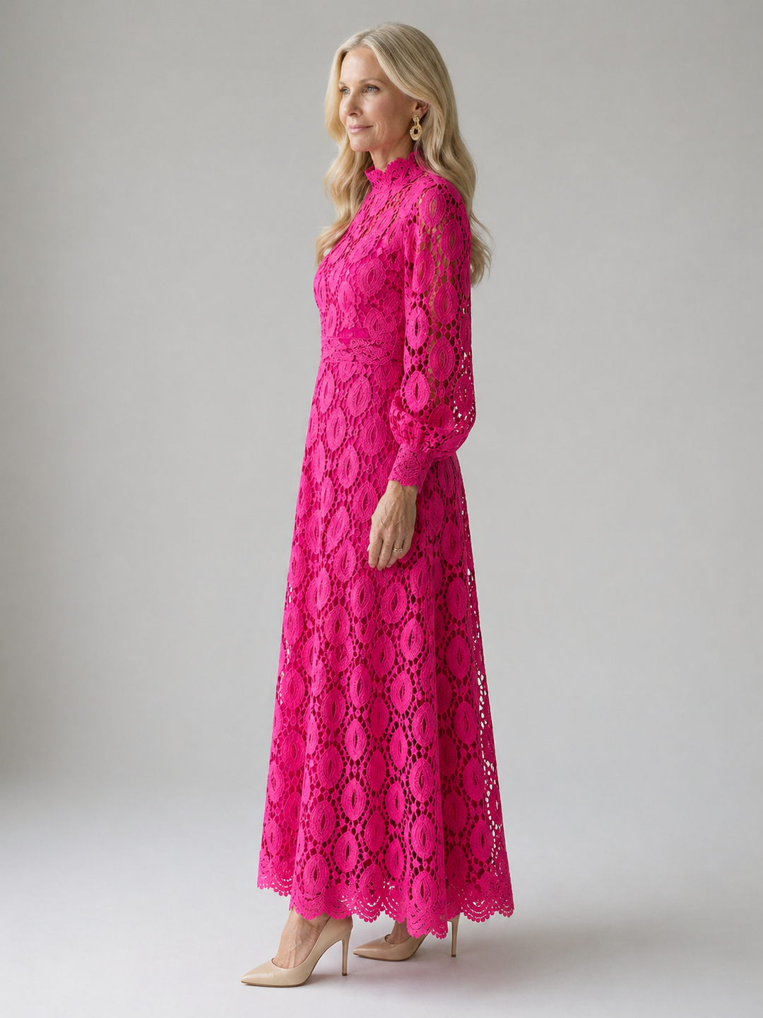 Eloah | Elegant Lace Midi Dress