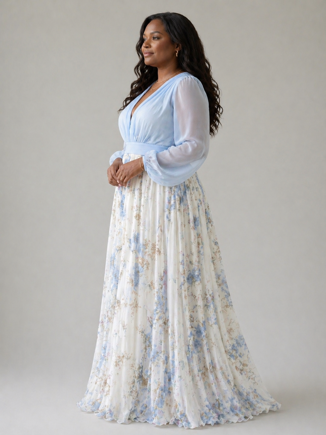 Peniel | Elegant Floral Maxi Dress