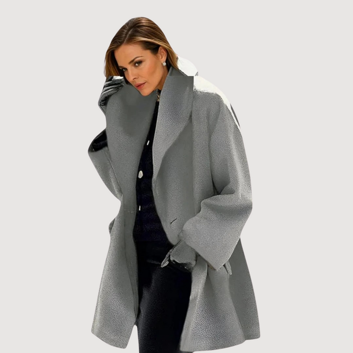 Morgana | Relaxed Soft Collar Wool Coat