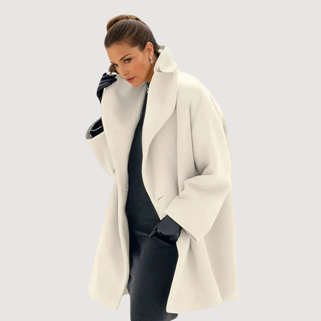 Morgana | Relaxed Soft Collar Wool Coat