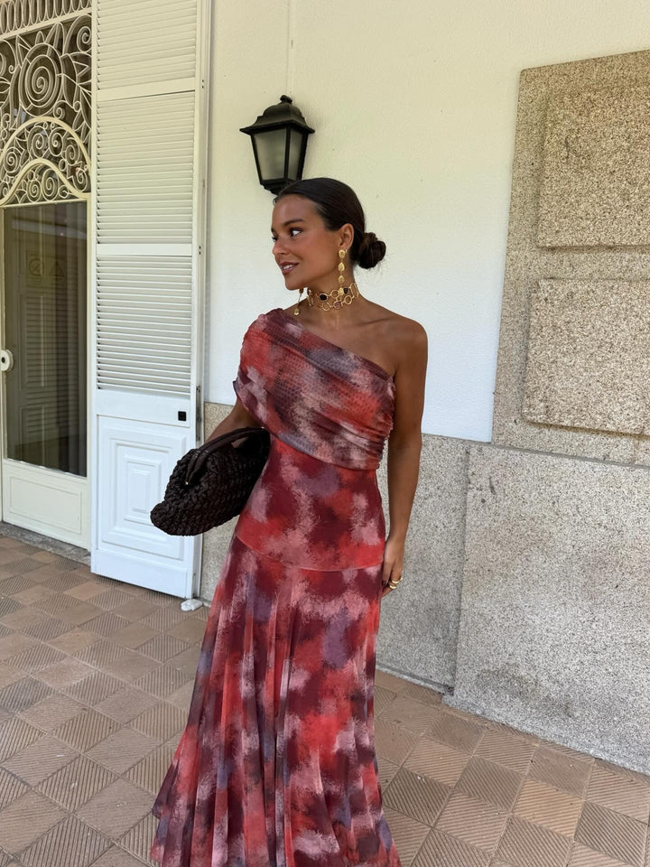 Myrna | One-Shoulder Maxi Dress