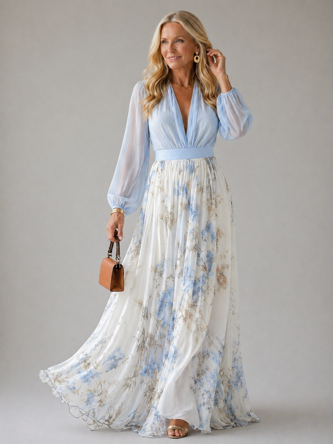 Peniel | Elegant Floral Maxi Dress