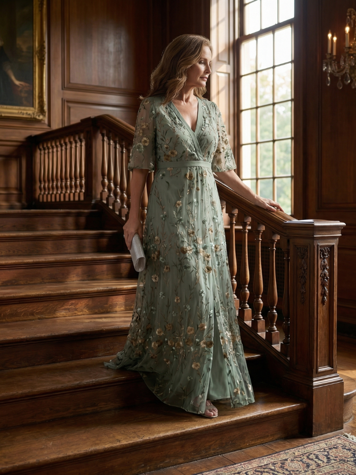 Selora | Halter Bloom Maxi Dress