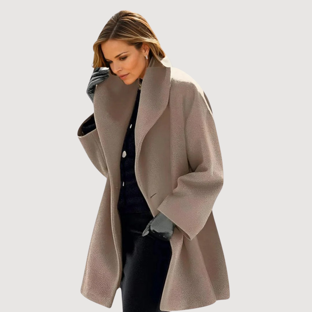 Morgana | Relaxed Soft Collar Wool Coat