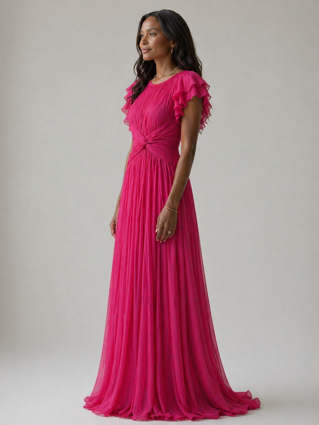 Rory | Pleated Evening Dress