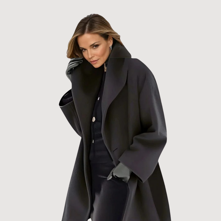 Morgana | Relaxed Soft Collar Wool Coat