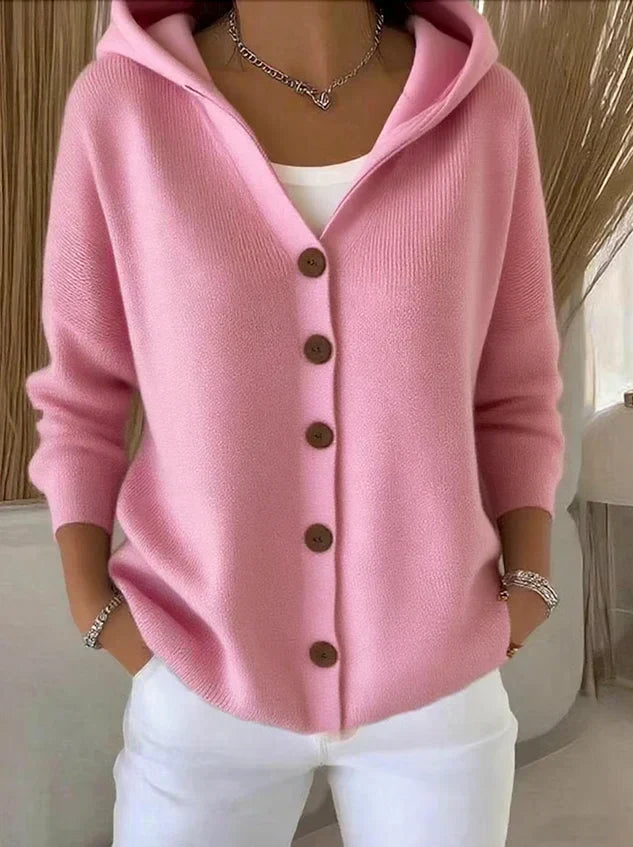 Camilla™ | Hooded Button-Front Cardigan