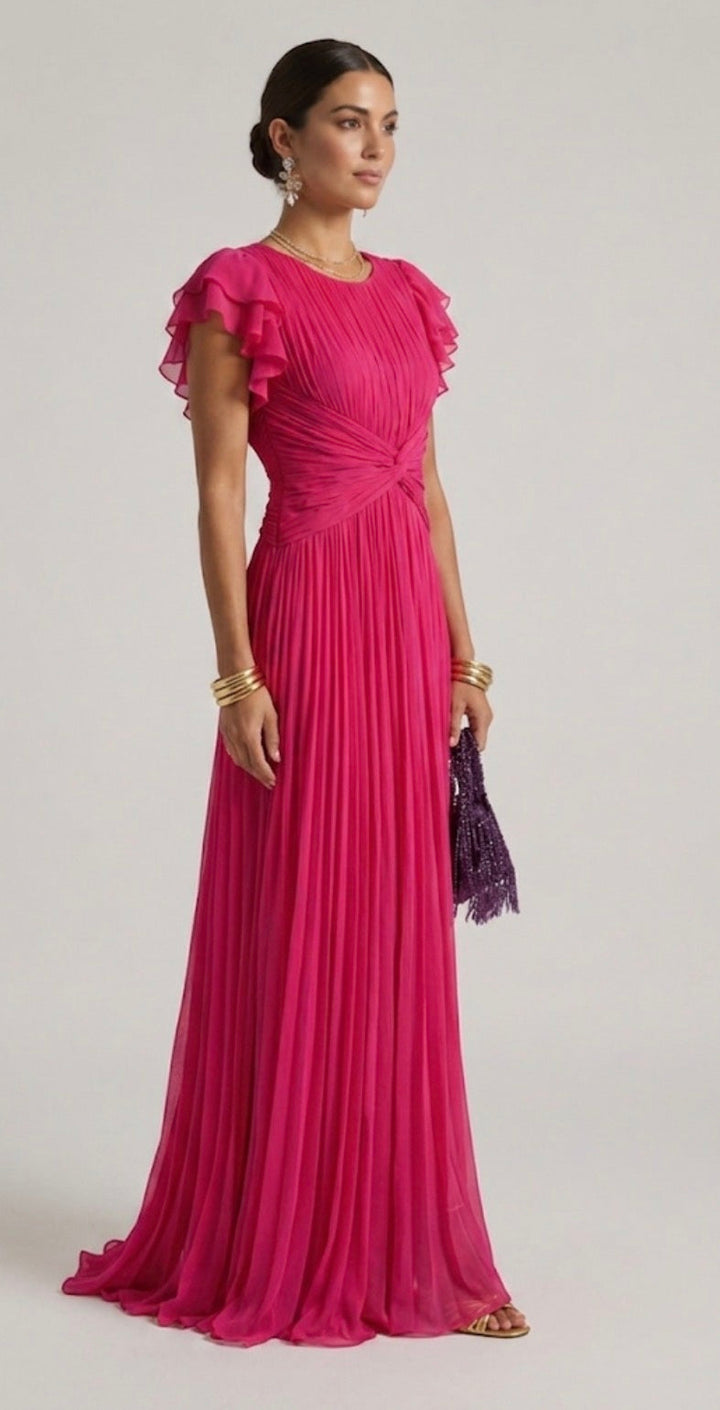Rory | Pleated Evening Dress