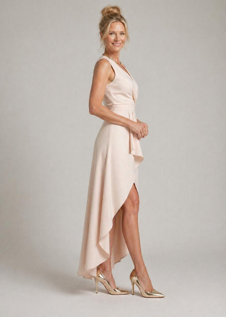 Mandy | Midi Wrap Dress with V-Neck