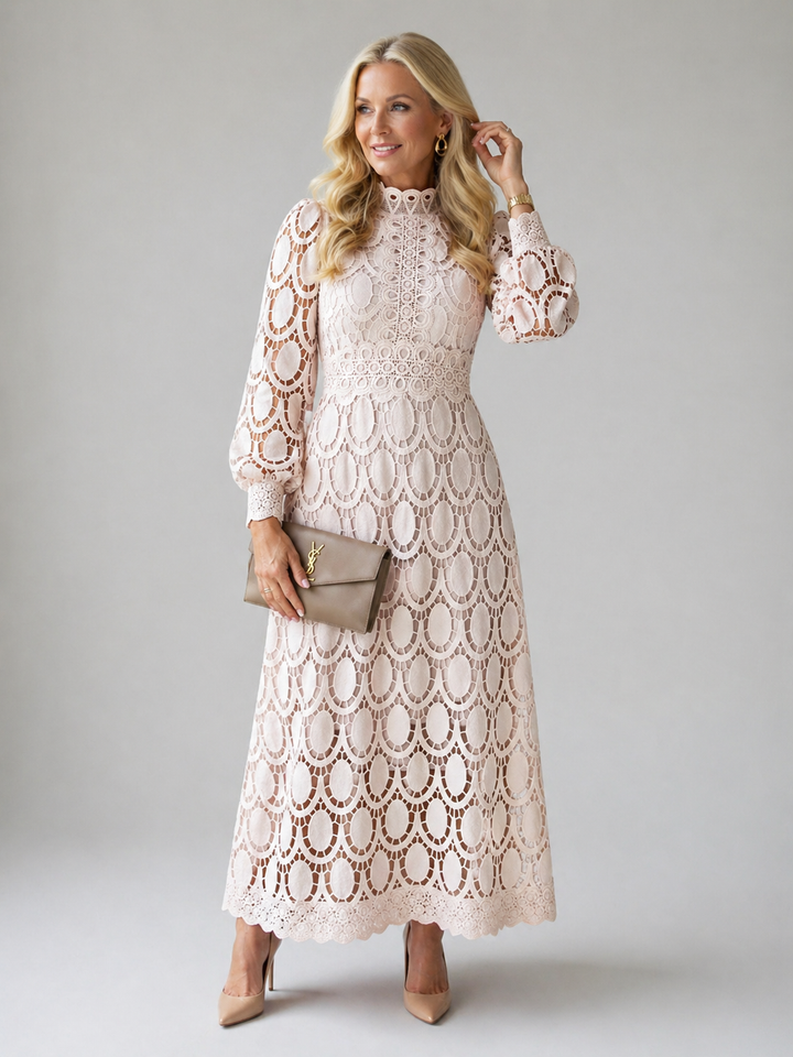 Eloah | Elegant Lace Midi Dress