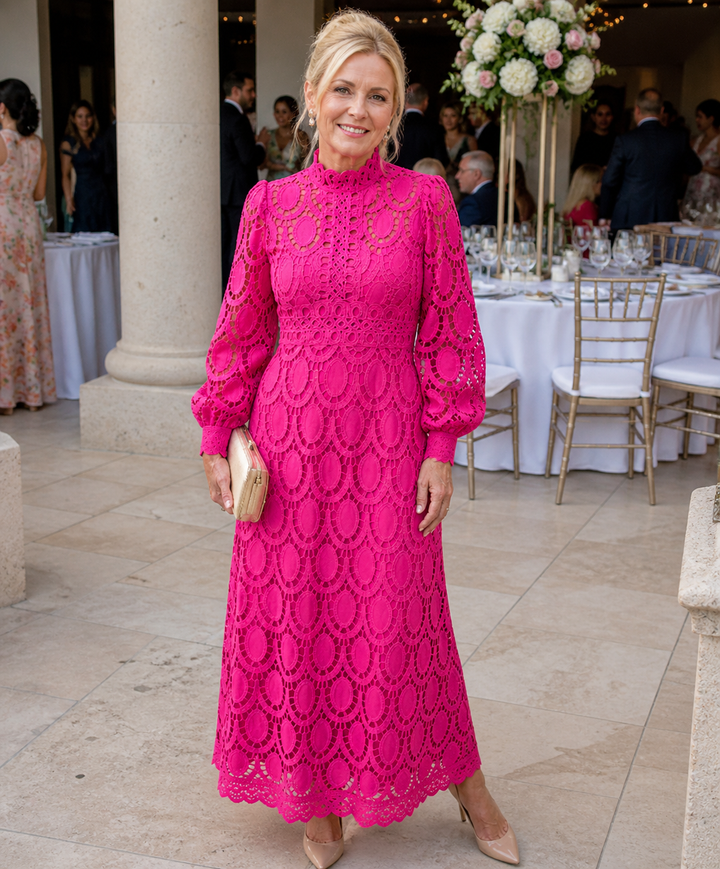 Eloah | Elegant Lace Midi Dress