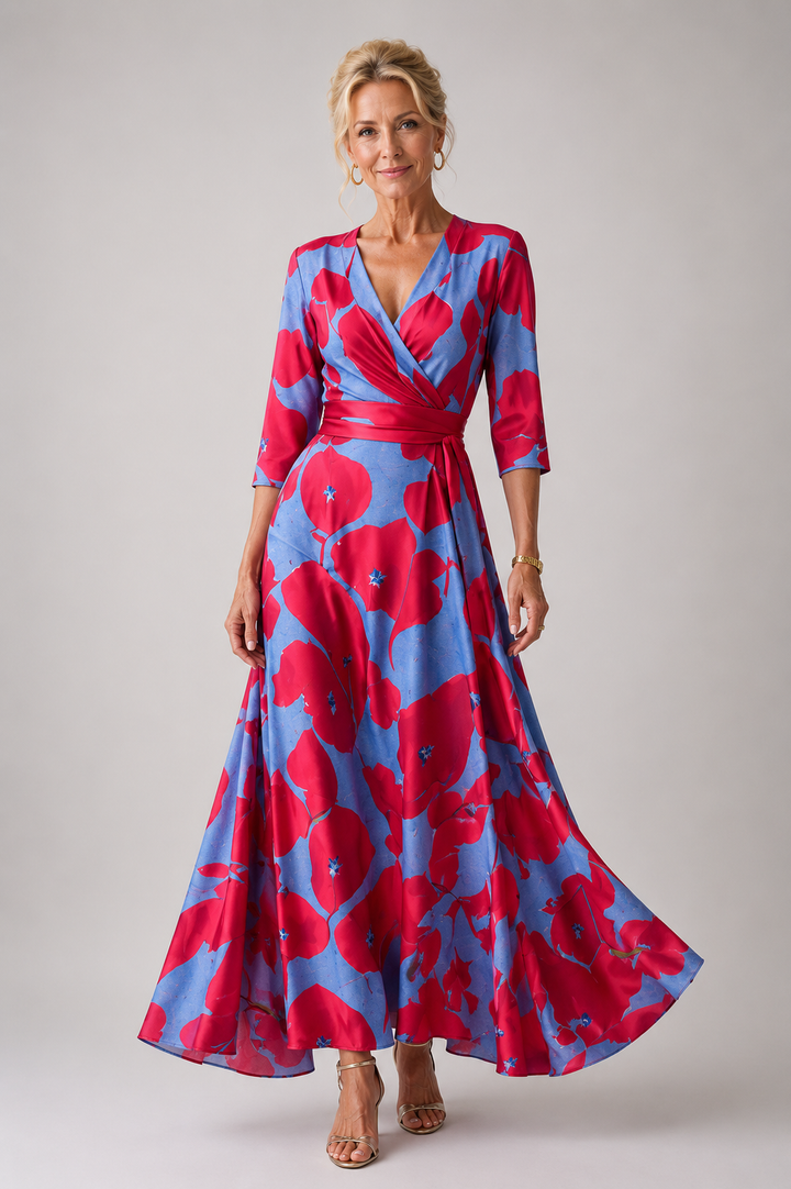 Amelia | Comfortable Dress for Every Day with V-Neck