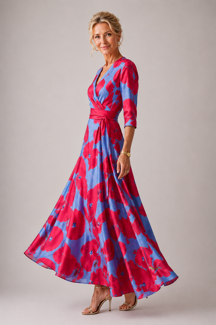 Amelia | Comfortable Dress for Every Day with V-Neck