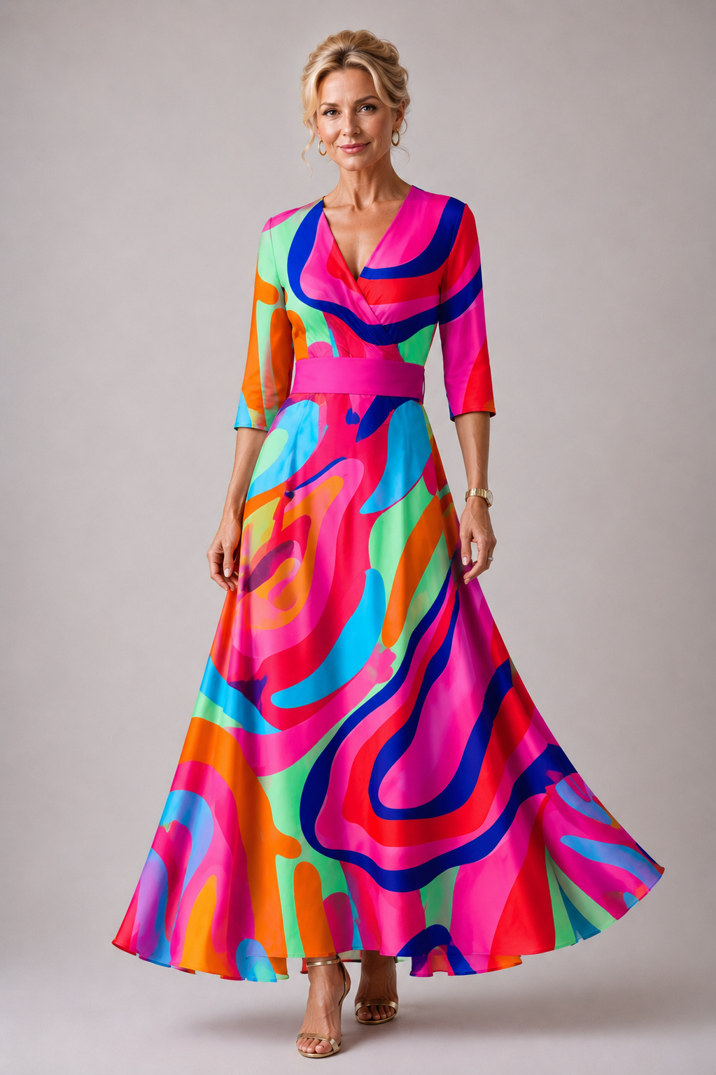 Stella | Comfortable Dress for Every Day with V-Neck