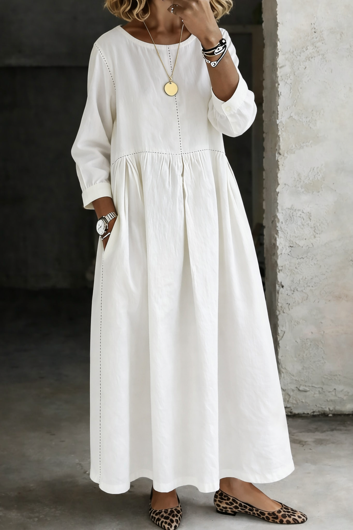 Zephyrelle - Vintage Denim Maxi Dress