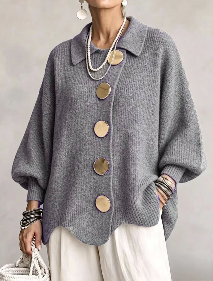 RUTH | Oversized collared cardigan