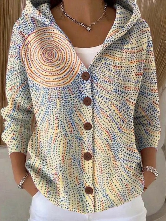 Willa™ | Button-Front Hooded Cardigan