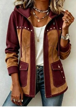 Camille™ | Patchwork Style Hoodie