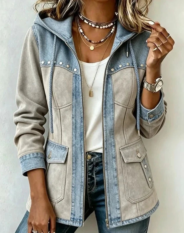 Camille™ | Patchwork Style Hoodie