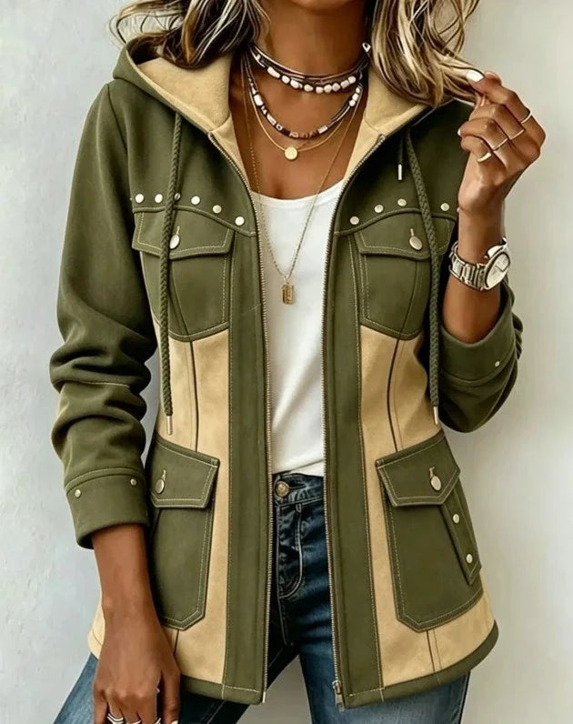 Camille™ | Patchwork Style Hoodie