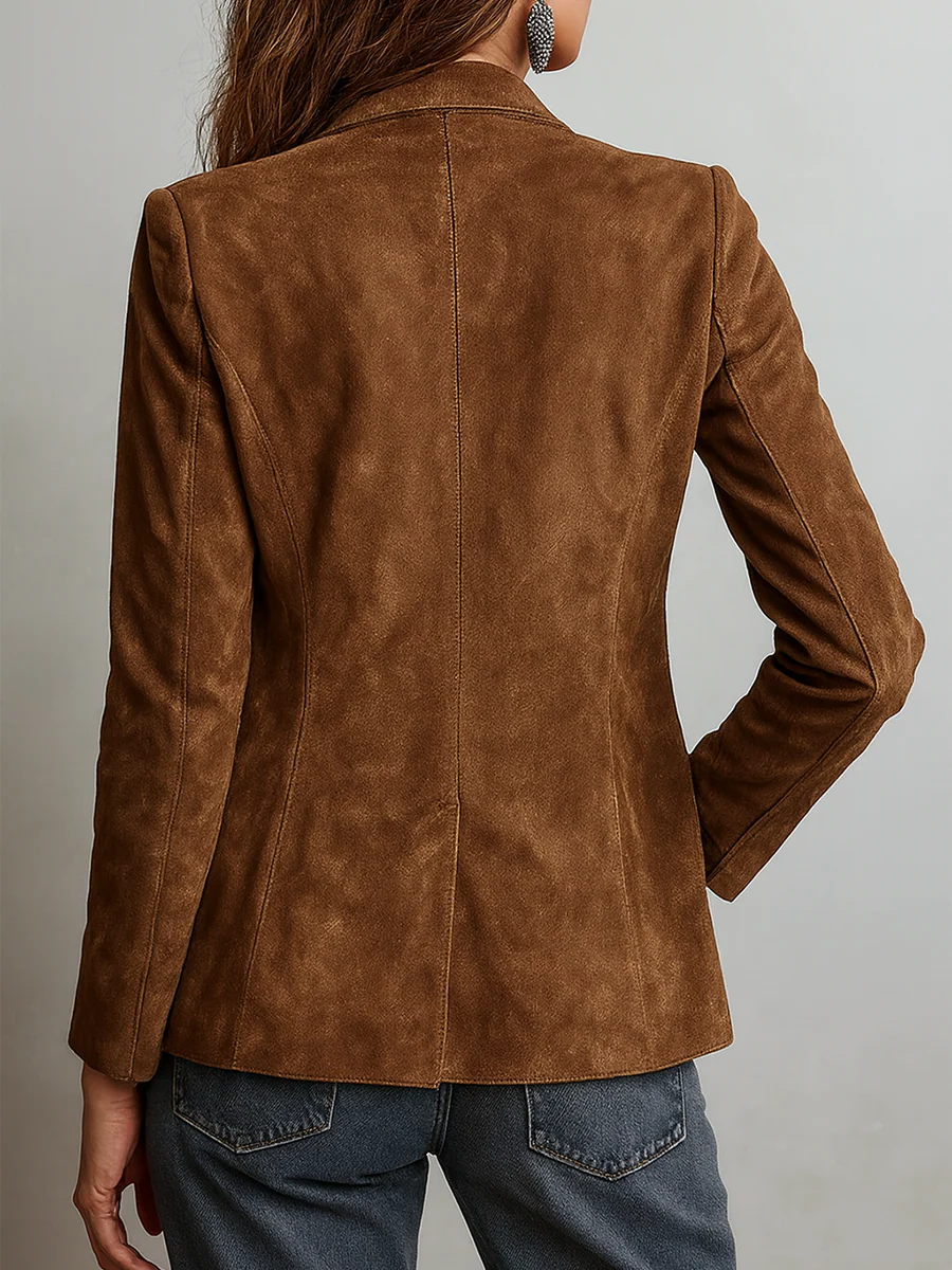 Women’s Vintage Brown Blazer