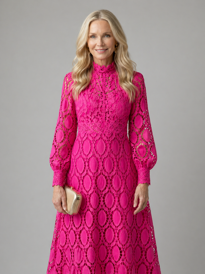 Eloah | Elegant Lace Midi Dress