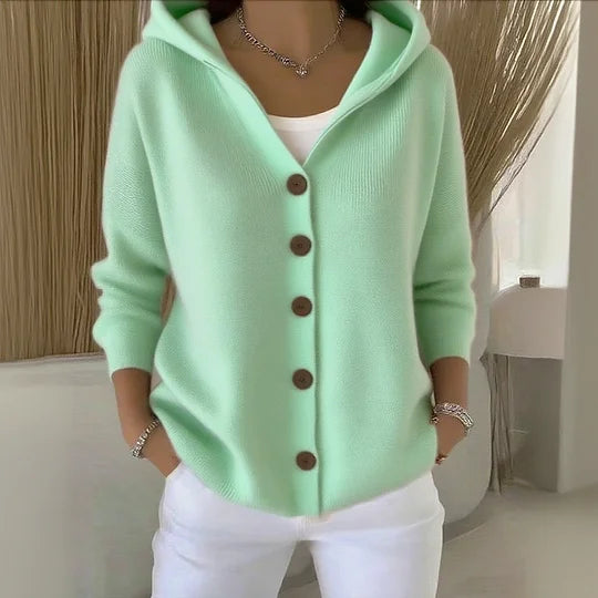 Camilla™ | Hooded Button-Front Cardigan
