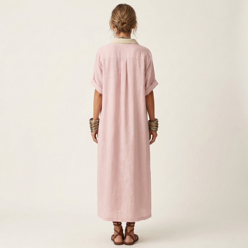 Kamira | Button-Front Maxi Dress