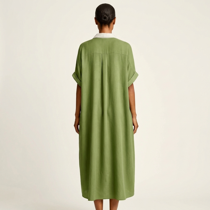 Kamira | Button-Front Maxi Dress