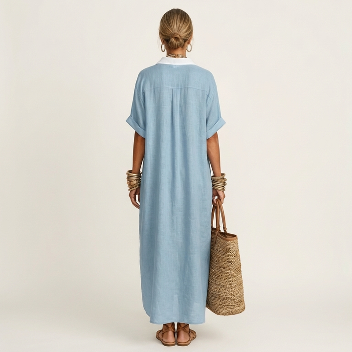 Kamira | Button-Front Maxi Dress
