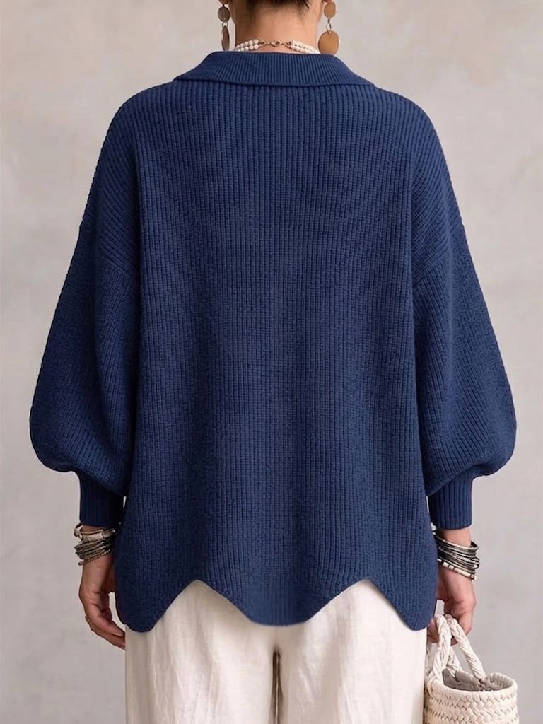 RUTH | Oversized collared cardigan
