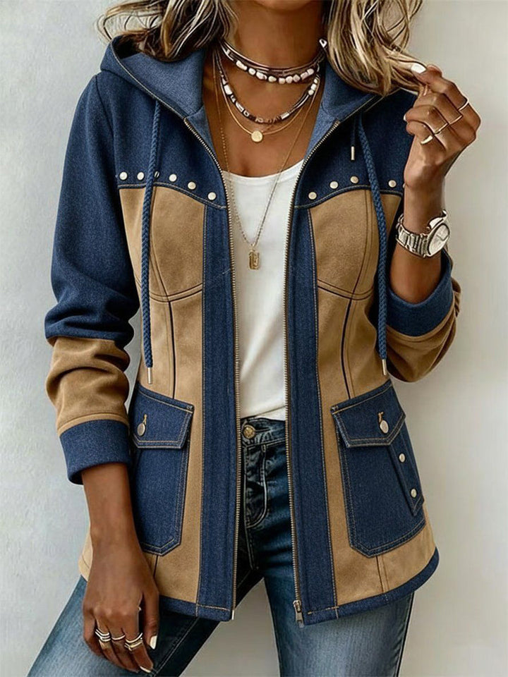 Camille™ | Patchwork Style Hoodie